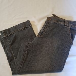 St. John's Bay Womens Stretch Denim Capris